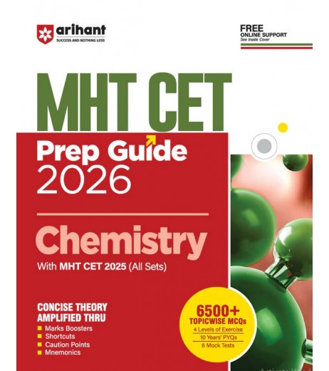 Arihant MHT-CET Engineering Entrances Prep Guide Chemistry 2026