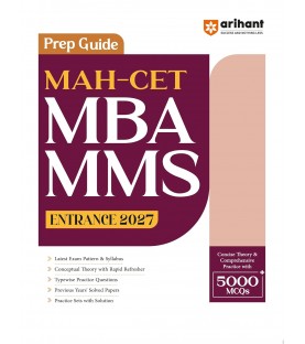 Arihant Prep Guide MAH-CET MBA/MMS Entrance CET 2027 | Latest Edition