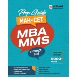 Arihant Prep Guide MAH-CET MBA/MMS Entrance CET 2026 | Latest Edition
