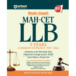 Arihant Study Coach Maharashtra MAH-CET LLB 5 Years