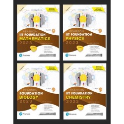 Pearson IIT Foundation Class 9 Combo Pack PCMB | Latest Edition