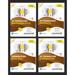 Pearson IIT Foundation Class 9 Combo Pack PCMB | Latest