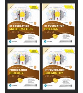 Pearson IIT Foundation Class 9 Combo Pack PCMB | Latest Edition