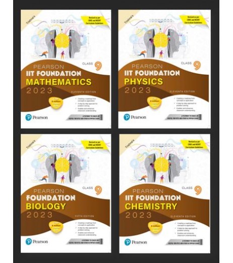Pearson IIT Foundation Class 9 Combo Pack PCMB 