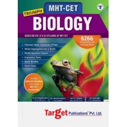 Target publication MHT-CET Triumph Biology Guide | Latest Edition