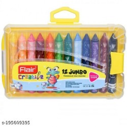 Camel Wax Crayons Jumbo 12 Shades