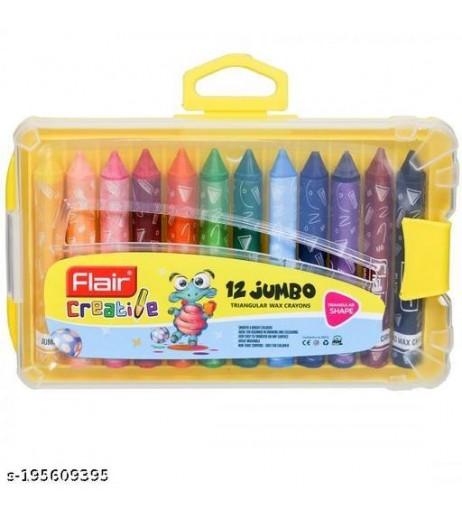 Camel Wax Crayons Jumbo 12 Shades Jr.Kg - SchoolChamp.net