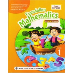 Foundation Mathematics Class 1 ICSE As Per NEP 2020 | Goyal Brothers