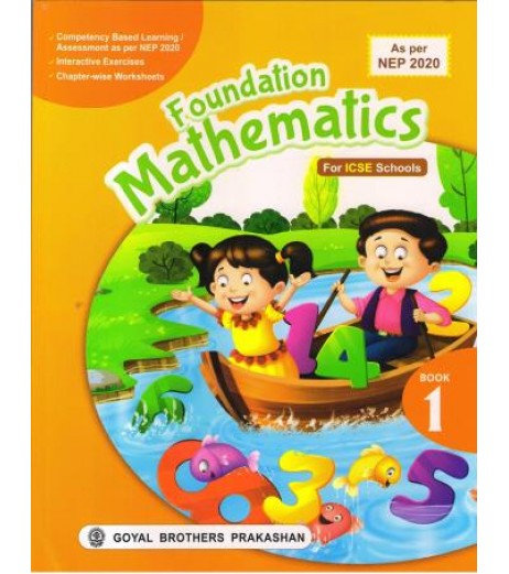 Foundation Mathematics Class 1 ICSE As Per NEP 2020 | Goyal Brothers