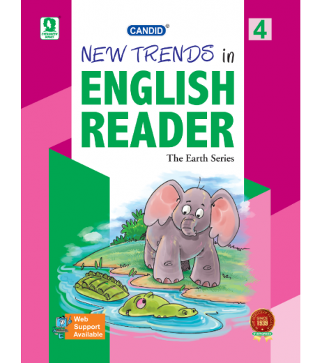 Candid New Trends In English Reader for Class 4 Evergreen Publication