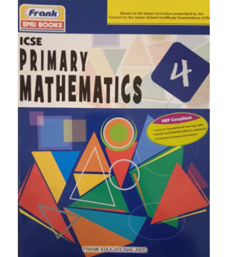 Frank ICSE Primary Mathematics for Class 4 | Latest Edition