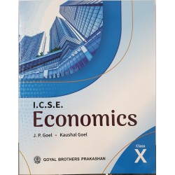ICSE Economics Part 2 For Class 10 by J P Goel | Goyal