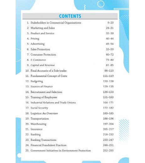 Oswal Commercial Studies Textbook ICSE Class 10 | 2023 Edition 