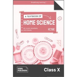 Oswal Textbook Of ICSE Home Science Class 10 | Latest Edition