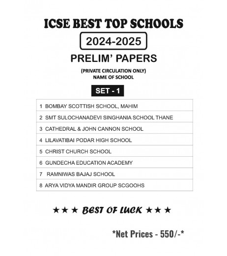 ICSE Prelims Papers 2024-25 Set-1