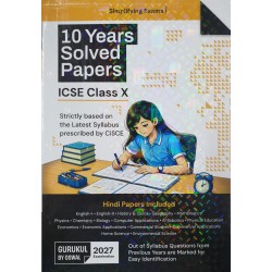 Oswal Gurukul ICSE 10 Years Solved Papers Class 10 for 2027