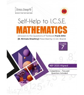 Arun Deep'S Self-Help to I.C.S.E. Frank Emu Mathematics Class 7|Latest  Edition