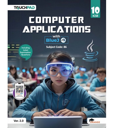 TouchPad Computer Applications with Blue J Code 086  for ICSE Class 10 | Latest Edition