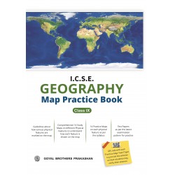 ICSE Geography Map Practice Book Class 9 | Goyal Brother Publication 