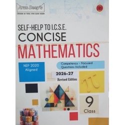 Arun Deep's Self-Help to I.C.S.E. Concise Mathematics Class