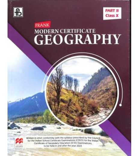 Frank Modern Certificate Geography Part 2 Class 10 ICSE Class 10