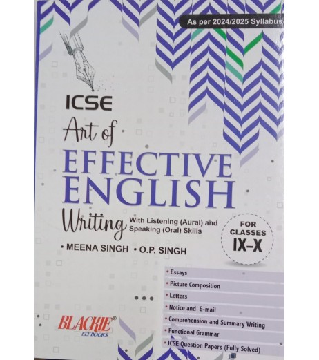 ICSE Art of Effective English Writing Class 9 & 10 | Latest Edition