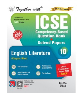 Together With ICSE English Literature Question Bank and Solved Paper for 10