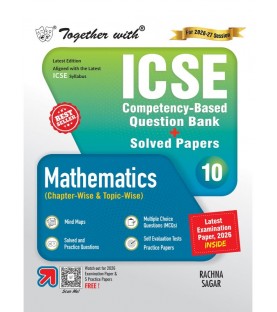 Together with ICSE Question Bank Maths Class 10 for 2027 board exams|