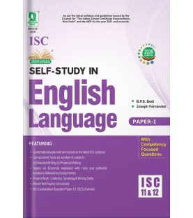 Evergreen ISC Self- Study English Language Paper-I Class 11 And Class 12