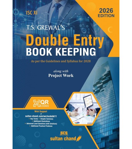 T S Grewals Double Entry Book Keeping ISC Class 11 along with Project work | Latest Edition ISC Class 11 - SchoolChamp.net