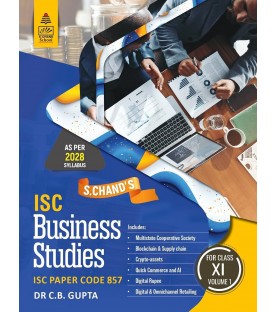 S.Chand ISC Business Studies Class 11 by C. B. Gupta | Latest Edition