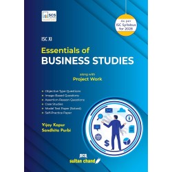 Essentials of Business Studies for ISC Class 11 by Vijat Kapur  | Sultan Chand 