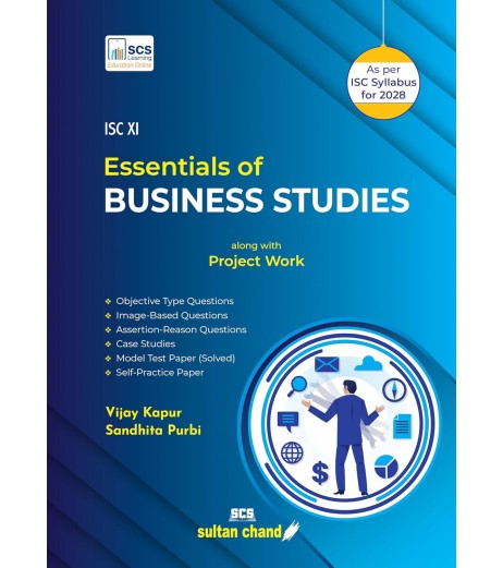 Essentials of Business Studies for ISC Class 11 by Vijat Kapur  | Sultan Chand