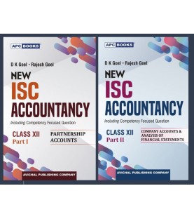 APC New ISC  Accountancy Class 12 Vol-I and II By D.K. Goel