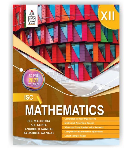ISC Mathematics Book 2 Class 12 by O P Malhotra, S K Gupta 