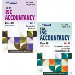 APC New I.S.C. Accountancy Class 12 Vol-I and II By D.K.