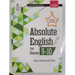 ISC Absolute English for Class 11 & 12 by Meena Singh & O P Singh | Latest Edition