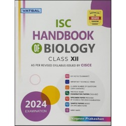 Nageen Prakashan Vatsal ISC Biology Handbook Class 12 | Latest Edition