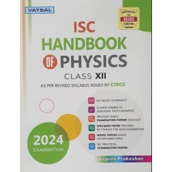 Nageen Prakashan Vatsal ISC Physics Handbook Class 12 | Latest Edition