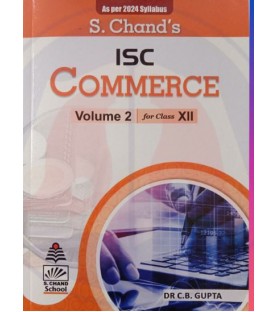 ISC Commerce Vol-2 Class 12 by C.B. Gupta | Latest Edition
