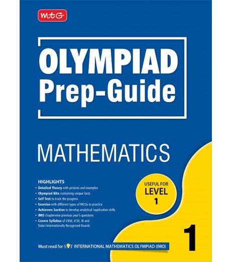MTG Olympiad Prep-Guide Mathematics Class 1 Olympiad Class 1 - SchoolChamp.net
