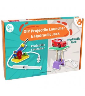 DIY Hydraulic Shooter & Jack  Science Project Kit for 13+ Year Of Kids