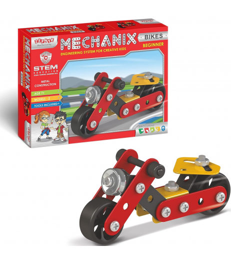 MECHANIX Beginner Bike Kits,DIY Stem Metal Construction Set for 7+  year