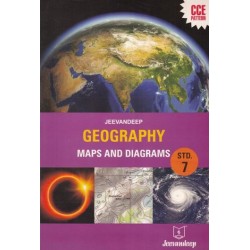 Jeevandeep Geography Maps and Diagrams Std 7 Maharashtra