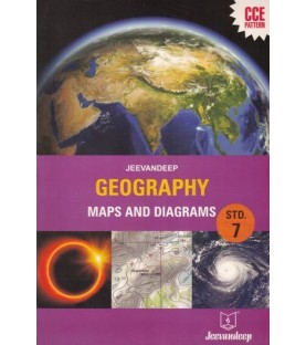 Jeevandeep Geography Maps and Diagrams Std 7 Maharashtra State Board
