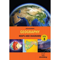 Jeevandeep Geography Maps and Diagrams Std 8 Maharashtra