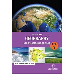 Jeevandeep Geography Maps and Diagrams Std 9 Maharashtra