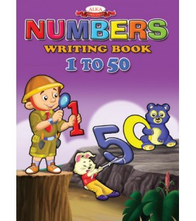 Alka Number Writing 1 to 50 Book 