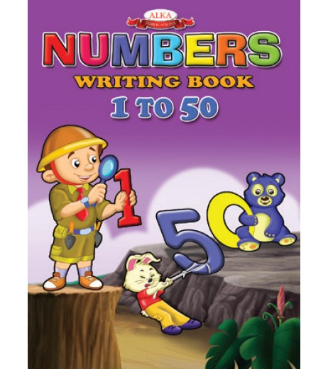 Alka Number Writing 1 to 50 Book