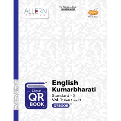 Chetana QR Books English KumarBharti Part 1-2 Class 10